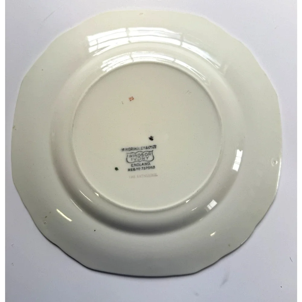 Antique English Semi Porcelain W.H. Grindley & Co The Catherine pattern 9.5